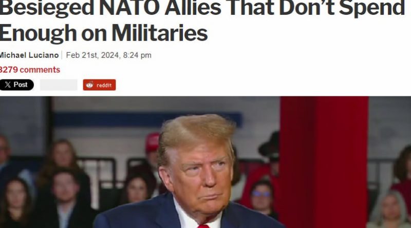 Трампу аплодировали за отказ защищать союзников по НАТО
